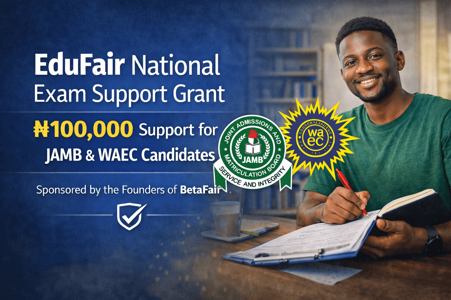 📰 BetaFair Launches EduFair National Exam Support Grant to Help Nigerians Access Education