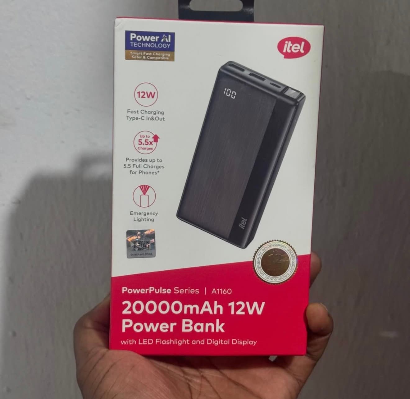 High-Capacity Power Backup Access (20000mAh)
