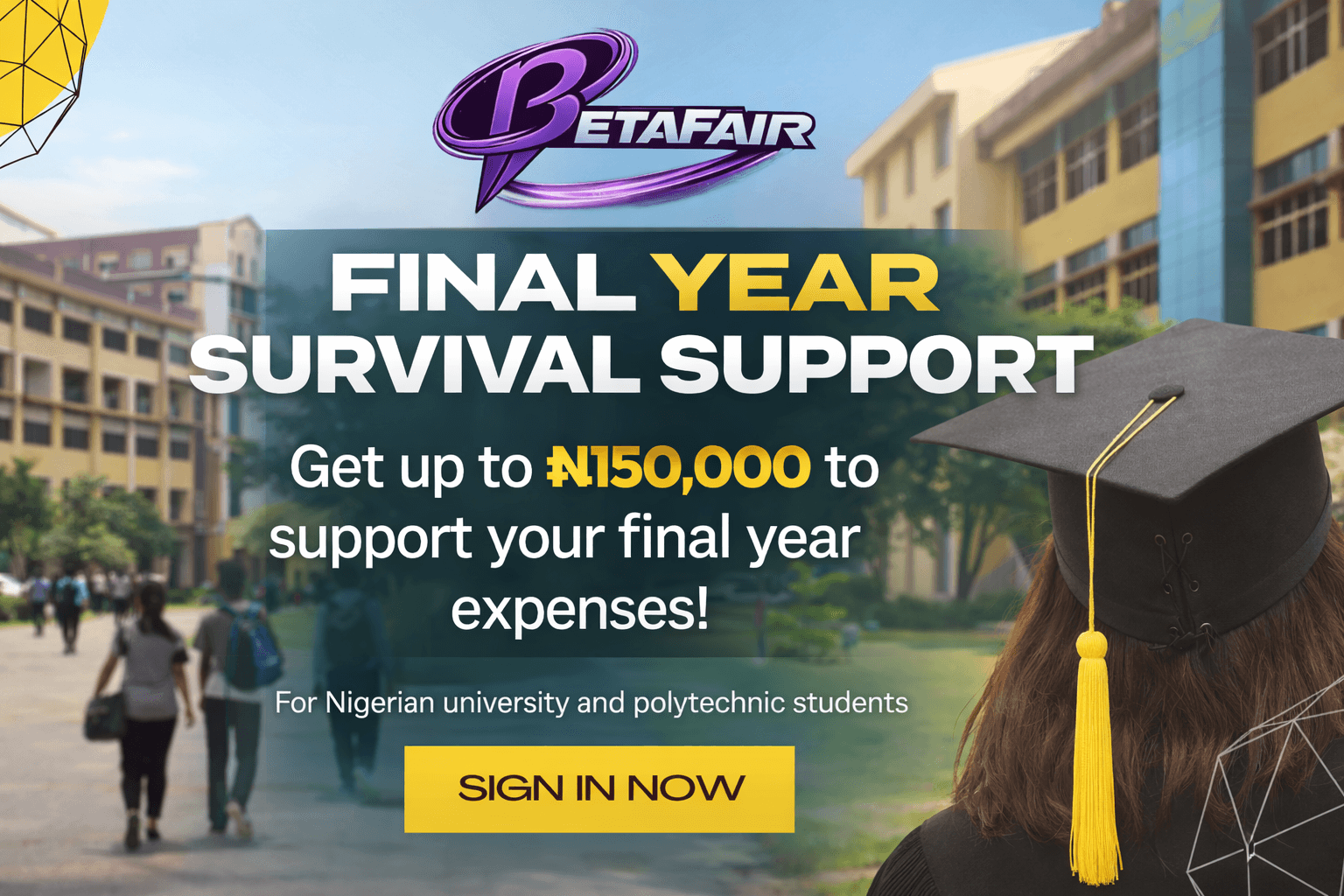 EduFair Final Year Survival Support – Up to ₦150,000