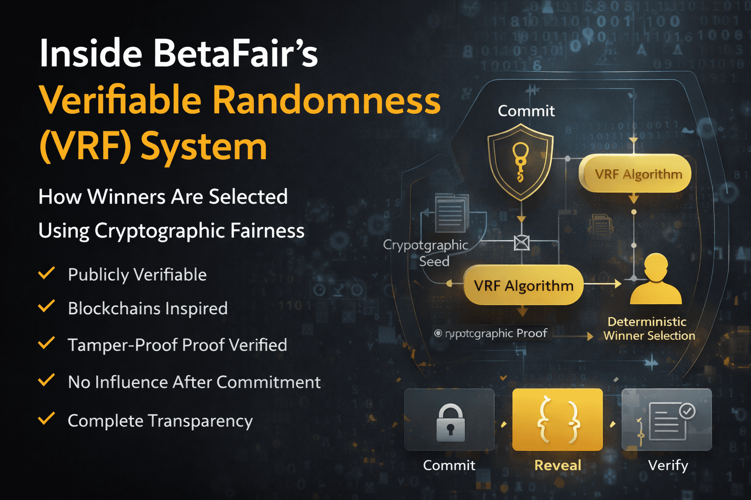 š How BetaFair Selects Winners: Our Verifiable Randomness (VRF) System